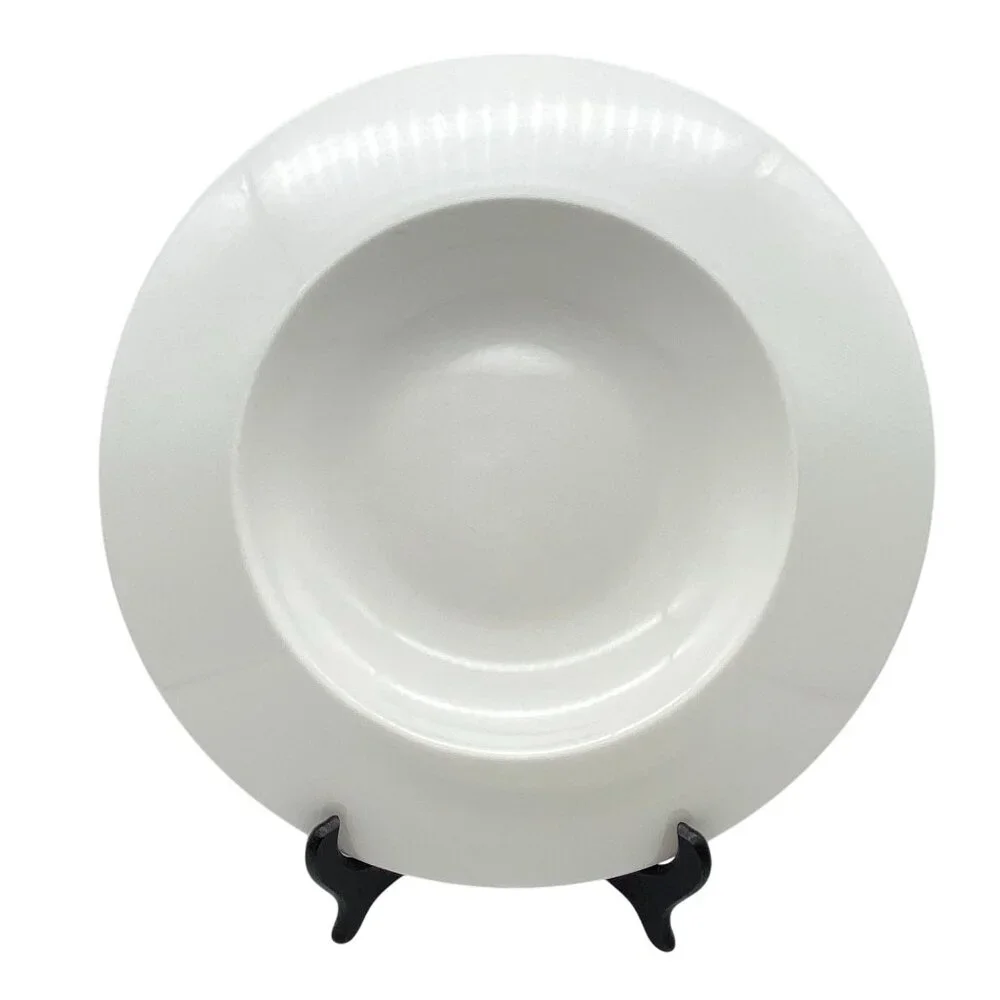 Steelite Distinction Float White wide rim soup pasta Bowl minimalist 19oz‎